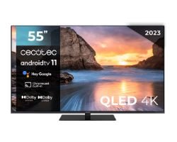 TV CECOTEC VQU11055Z+ 55" 4K UHD QLED Negro (02606)